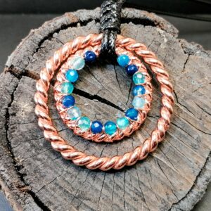 Ra-mu Cubit i STU Harmony Cubit z Agatem niebieskim