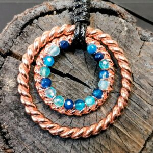 Ra-mu Cubit i STU Harmony Cubit z Agatem niebieskim