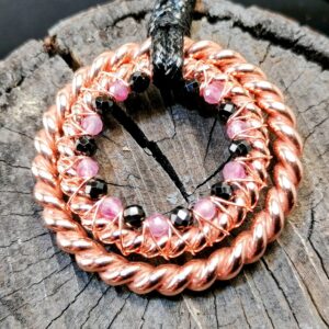 Turmalinowe kosmiczne duo pierścienie 528MHz i 188MHz