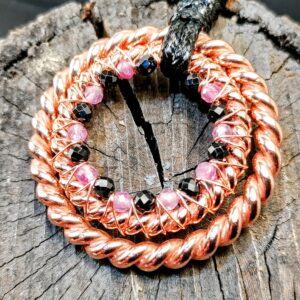 Turmalinowe kosmiczne duo pierścienie 528MHz i 188MHz