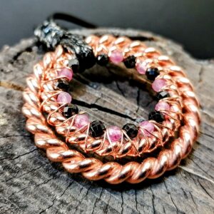 Turmalinowe kosmiczne duo pierścienie 528MHz i 188MHz