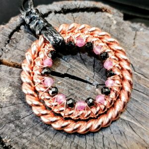 Turmalinowe kosmiczne duo pierścienie 528MHz i 188MHz