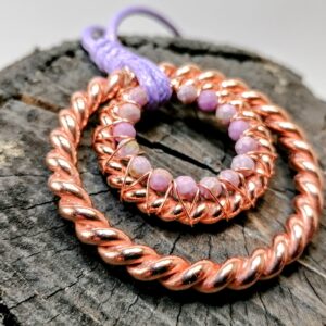 Pierścienie tensorowe 528MHz i 177MHz z fioletową Miką